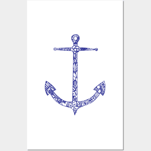 anchor_purp Posters and Art